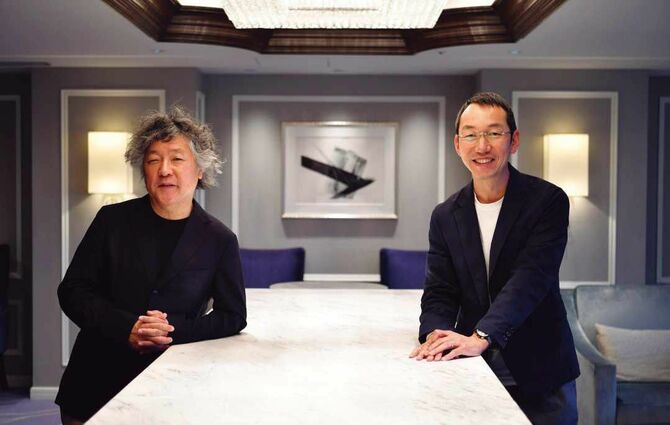 茂木健一郎氏（左）と山口周氏（右）。