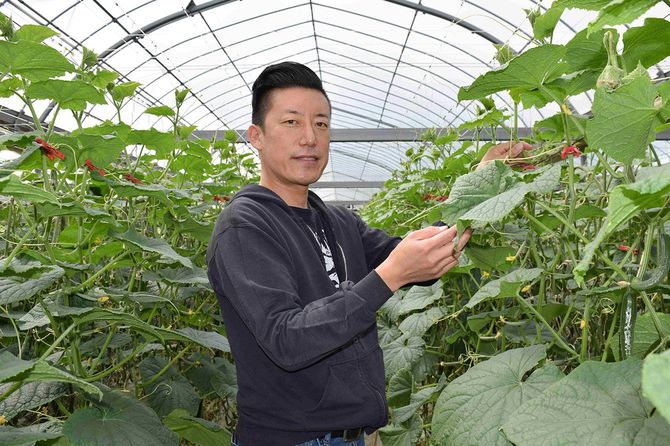 下村青果商会取締役の下村晃廣さん