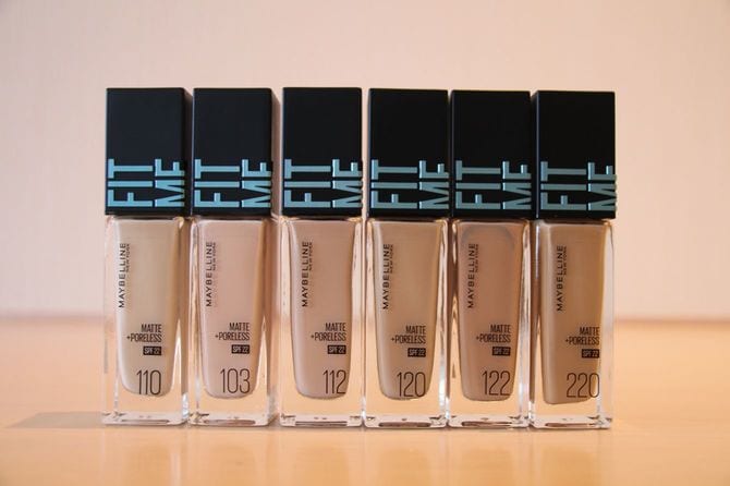 全16色を展開するリキッドファンデーション「Fit me」