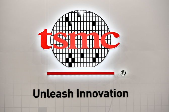 2022年8月18日、中国南京市で行われた世界半導体会議2022のTSMCブース