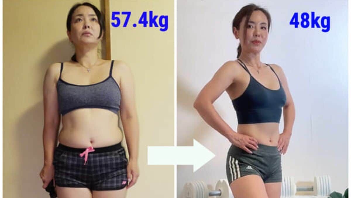 1年で57kg→48kg... "まるで別人の背中"手に入れた50代女性が体中から「謎のぜい肉」を追い払った筋トレの内容