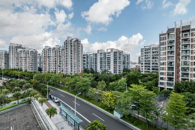 近代的な中国の住宅