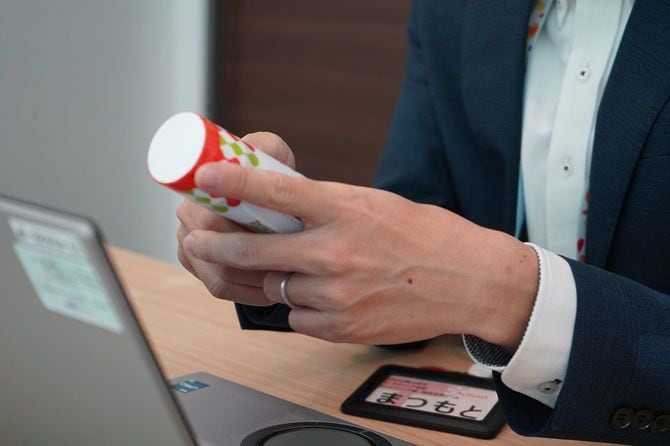 取材時の松本翔吾さん