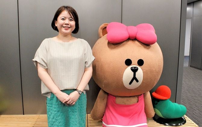 LINE本社　法人マーケティング室　マネジャー　佐藤瑛美さん
