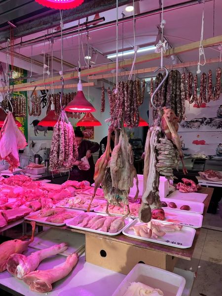 中国の肉市場