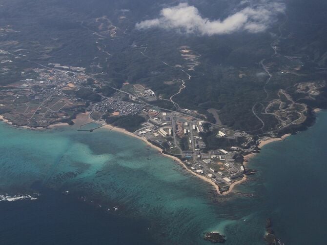 基地運動が行われている沖縄・辺野古