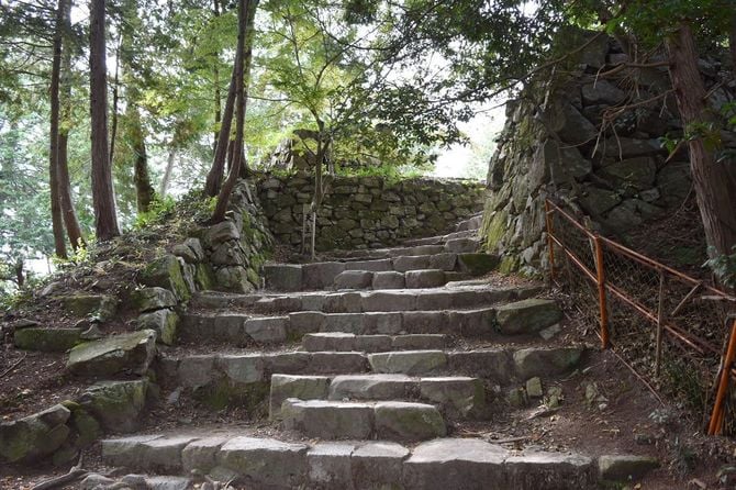 安土城の天主台入り口