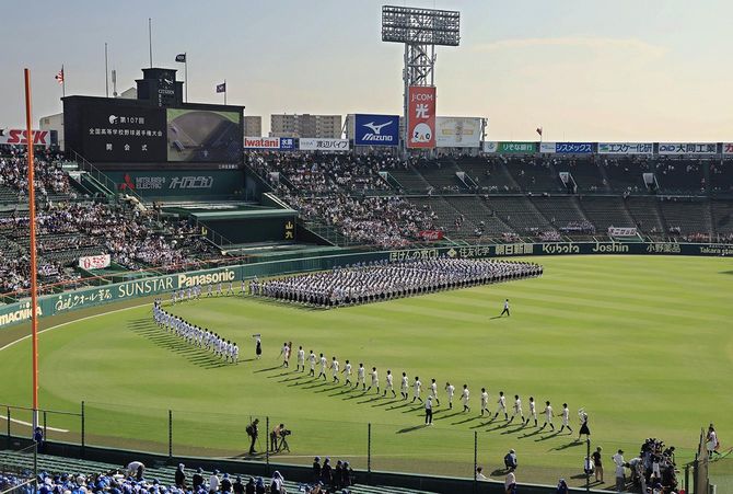 夕方の開会式 高校野球、全国で暑さ対策