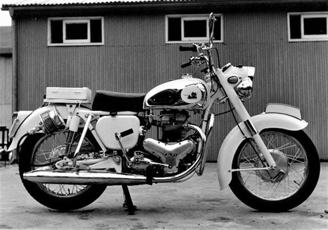 白バイ仕様の「K1」。民生用は「スタミナ K1」の名で販売された。現行「K3」の始祖とも言えるモデルだ