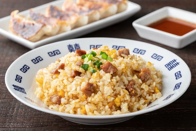 餃子とチャーハン