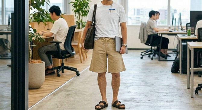 NGすぎるハーフパンツの着こなし