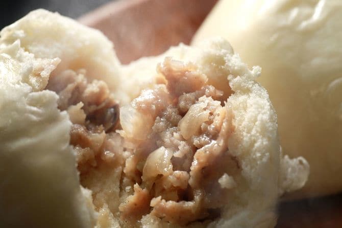 ほかほかの肉まん