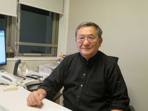 大石クリニック 院長　大石雅之さん（筆者撮影）