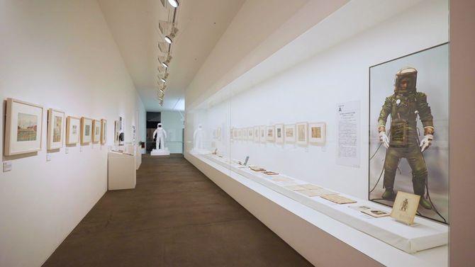 企画展「富野由悠季の世界」＠青森県立美術館の様子