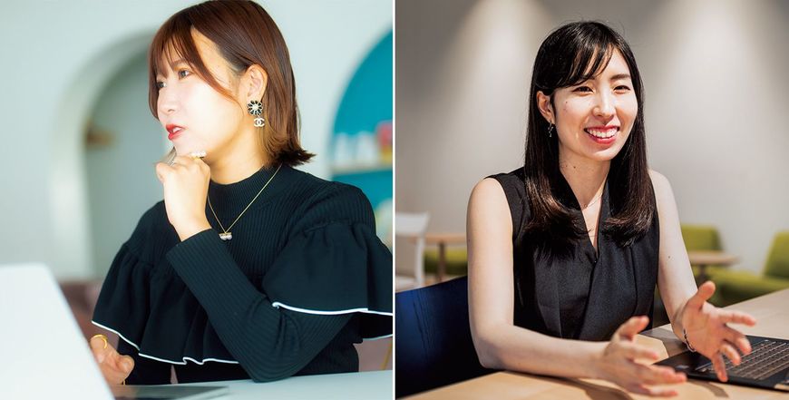 福田恵里さん（左）、高橋祥子さん（右）