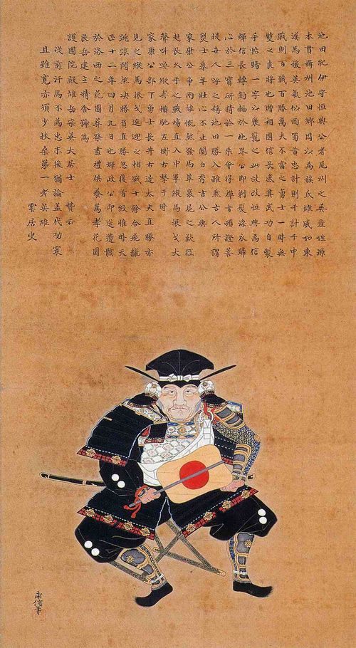 池田恒興像