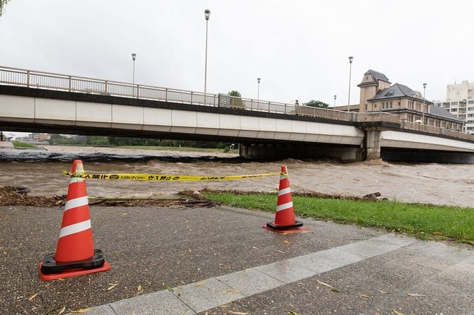 京都の豪雨、2018年7月