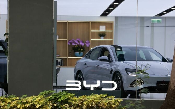 BYDのショールーム