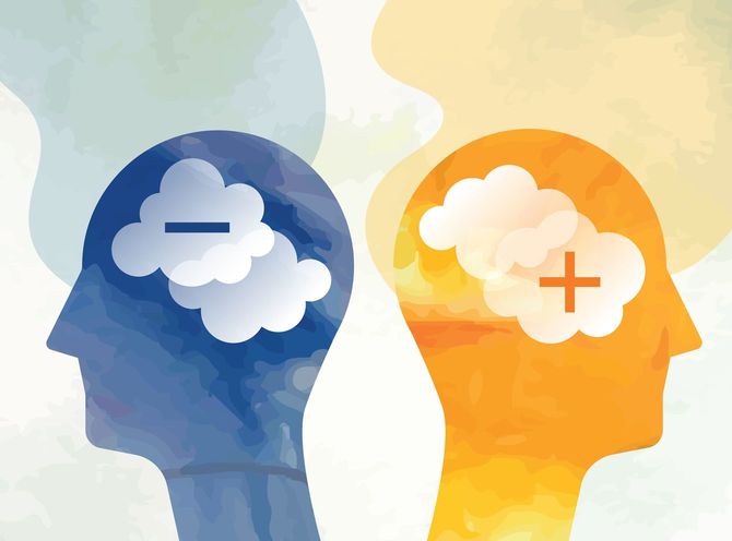 プラスとマイナスの頭