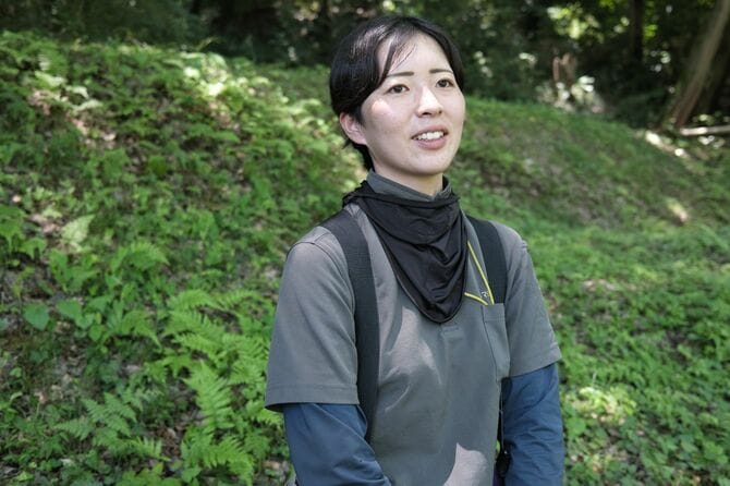 鷹匠の江頭千景さん