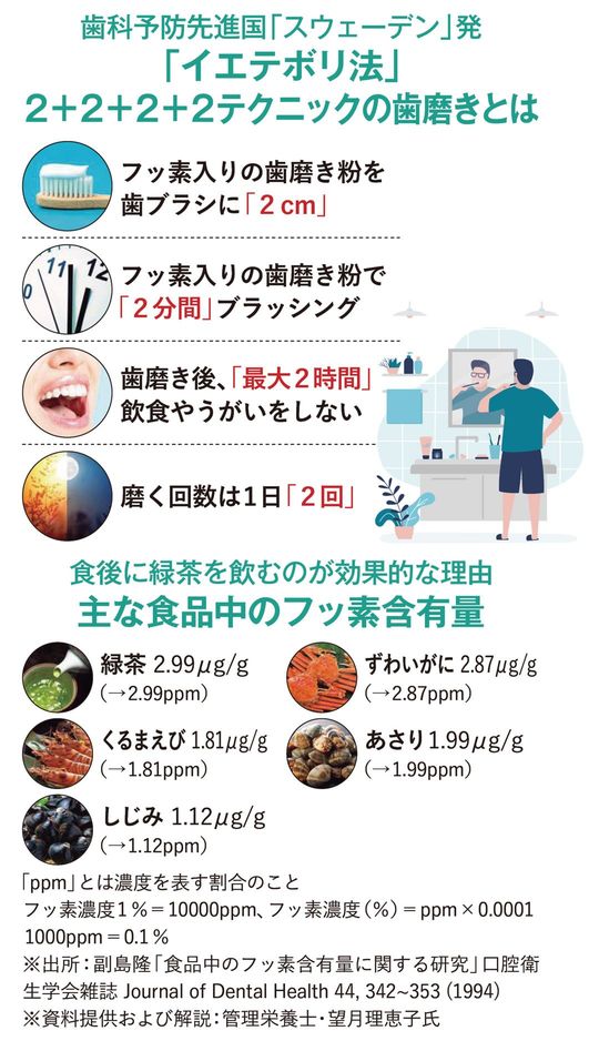 歯科予防先進国「スウェーデン」発 「イエテボリ法」 2+2+2+2テクニックの歯磨きとは