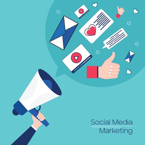 ソーシャルメディアマーケティングのイメージ