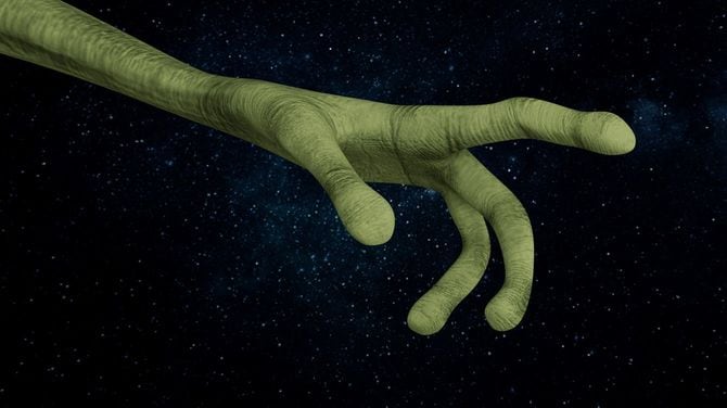 エイリアンの手