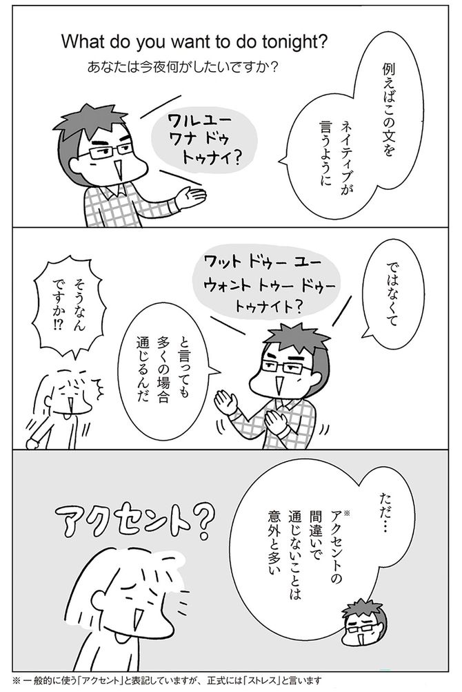 &copy;フクチマミ、高橋基治『マンガでおさらい中学英語　英会話スタート編』（KADOKAWA）