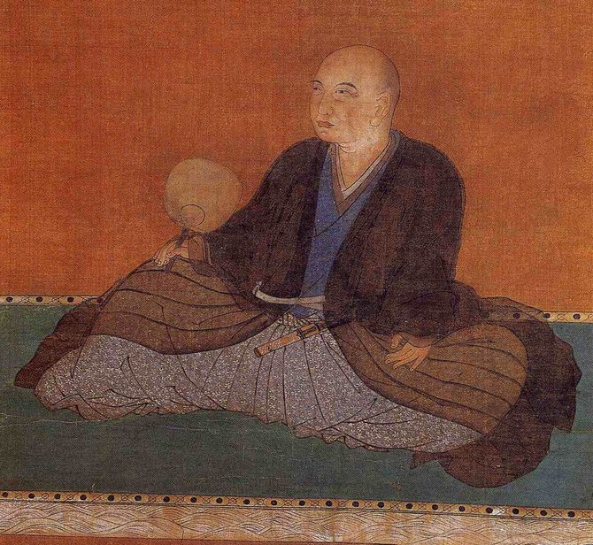 『絹本着色細川幽斎像』