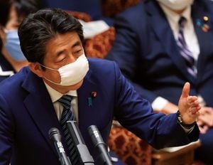 安倍首相は9月入学に関し「前広に検討したい」と述べていた（2020年4月29日）。