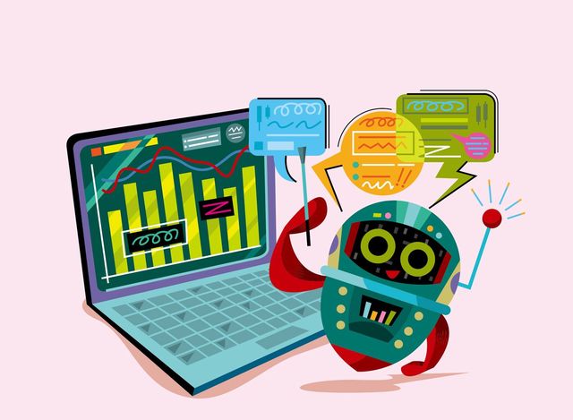 【イラスト】ロボアドバイザー