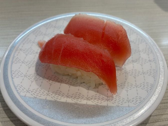 はま寿司の定番メニュー「まぐろ」