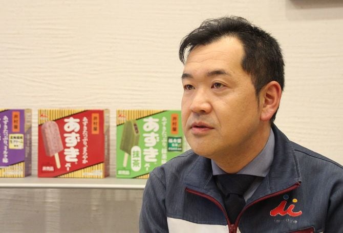 商品開発部冷菓チーム長の嶋田孝弘さん
