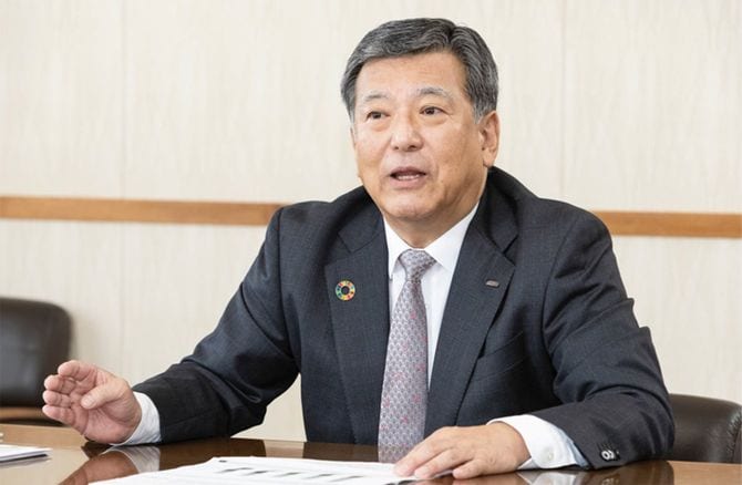 ヨロズ社長の平中勉氏