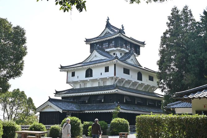岩国城天守。