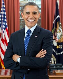 バラク・オバマ公式ポートレート、2012年（写真＝Pete Souza／Official White House Photo／Wikimedia Commons）