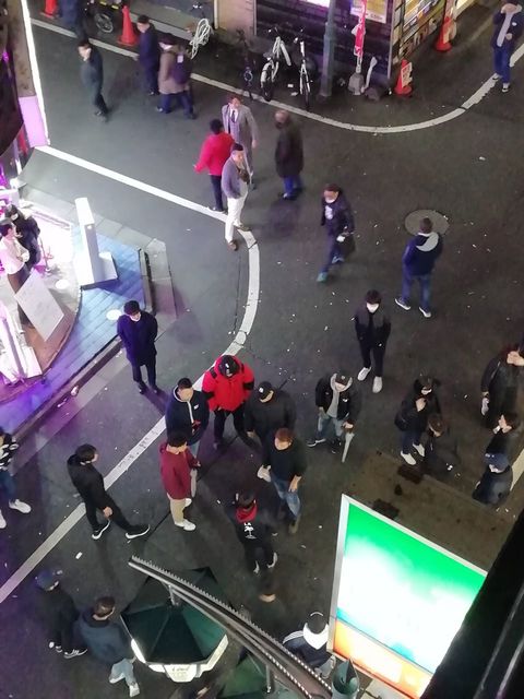 客引き同士の小競り合い