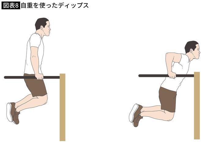 【図表8】自重を使ったディップス