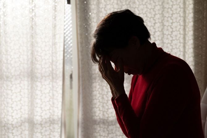 ストレスのたまった女性