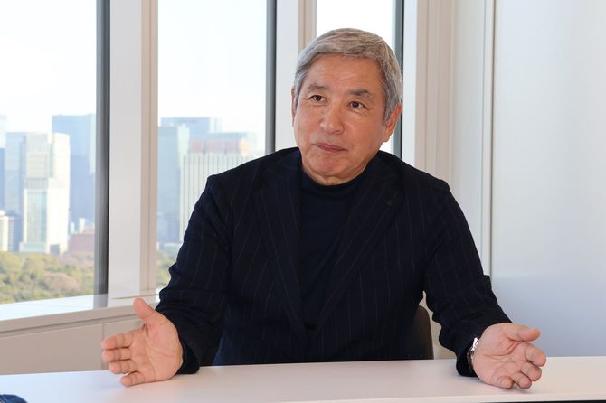 野田靜真氏。アメリカと日本両方で副社長を勤めた。