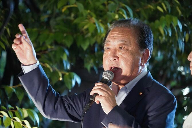 若手中堅グループから立候補を要請された野田佳彦元首相