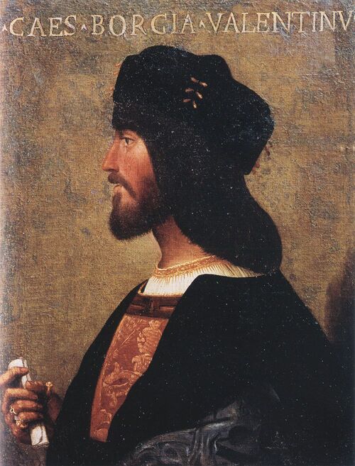 チェーザレ・ボルジアの肖像画