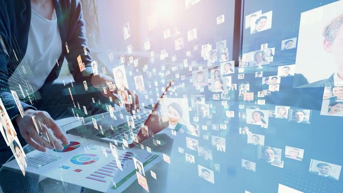 グローバル通信ネットワークのイメージ画像