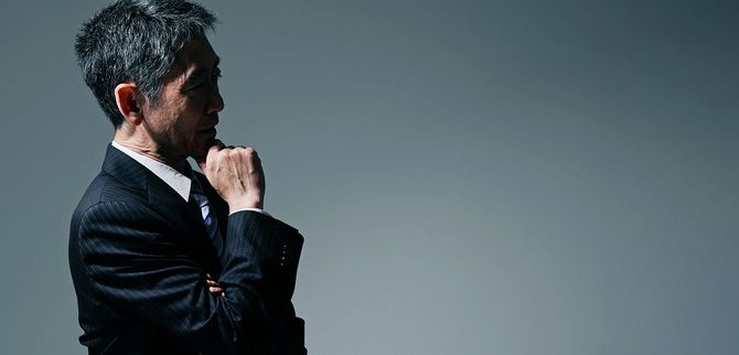 アジアの先輩ビジネスマンの肖像。