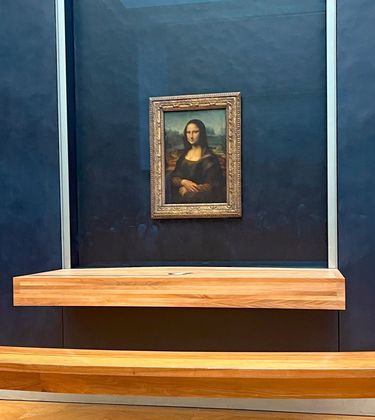 モナリザ 額縁付 イタリア製キャンバスアート