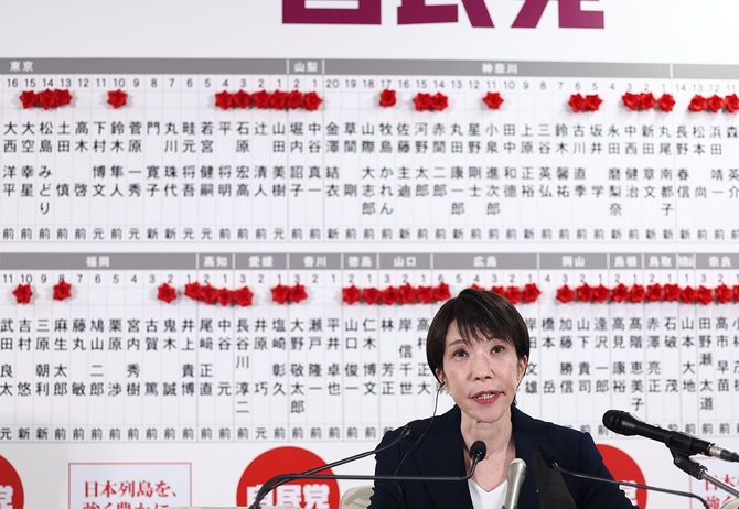 衆院選／質問に答える高市首相