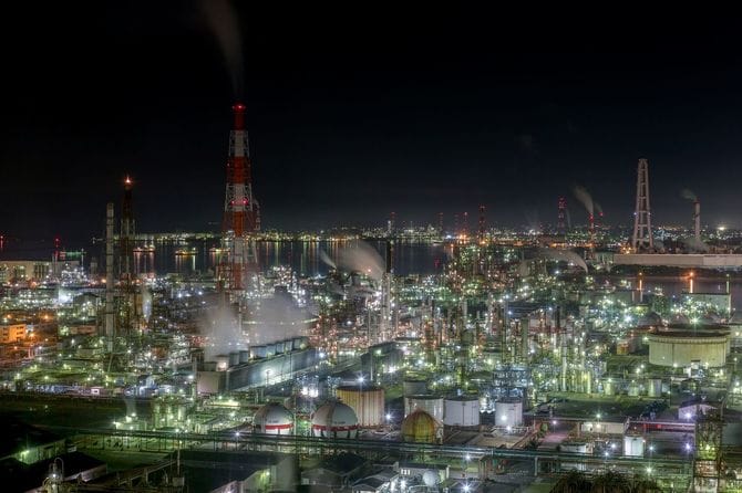 四日市市工場夜景