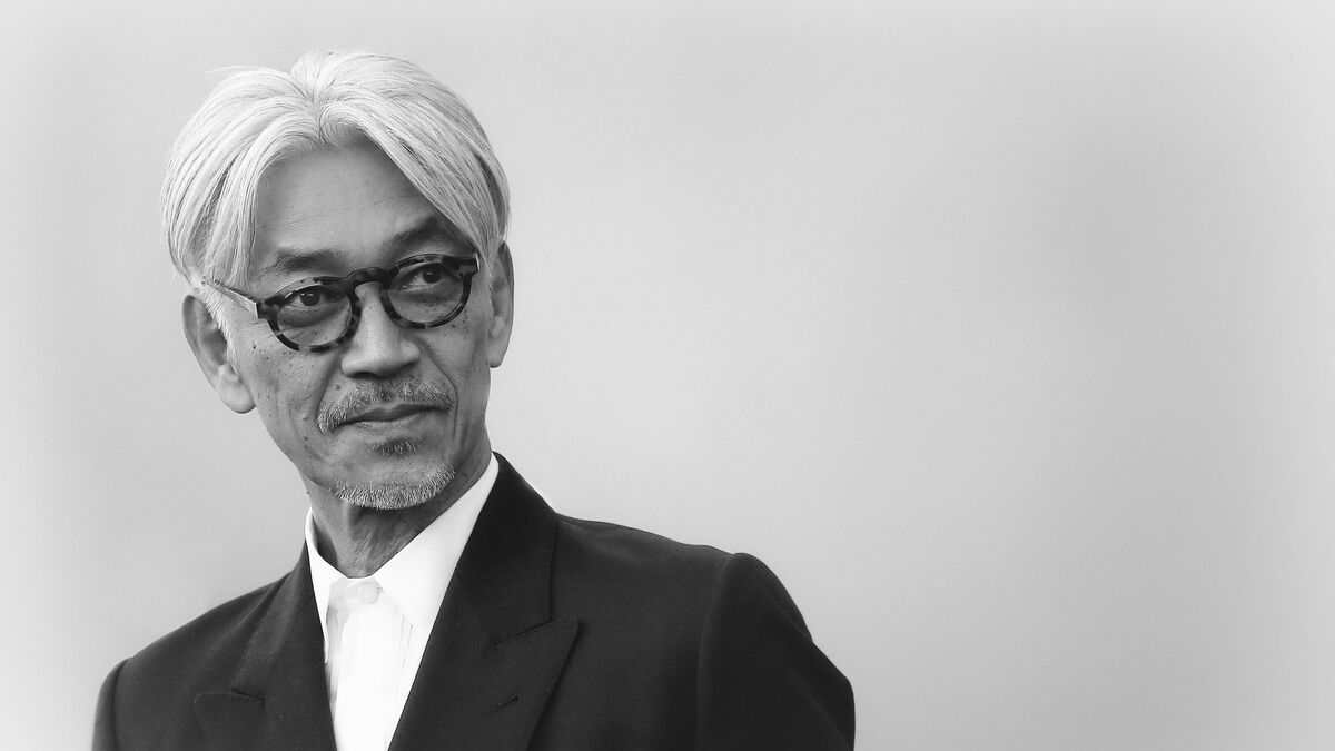坂本龍一さんを聴きながら描いた、追悼鉛筆デッサン。 絵画 - 絵画