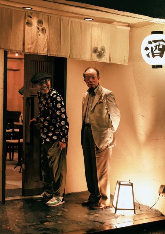 久住昌之さんと食文化史研究家の飯野亮一さん