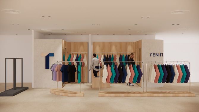 2026年2月にリニューアルオープンした「TENTIAL 阪急うめだ本店」。